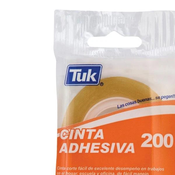 CINTA ADH. 12X33M. TRANSP. TUK 200 C.128